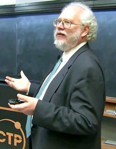 Peter Shor at the 2017 Dirac Medal ceremony